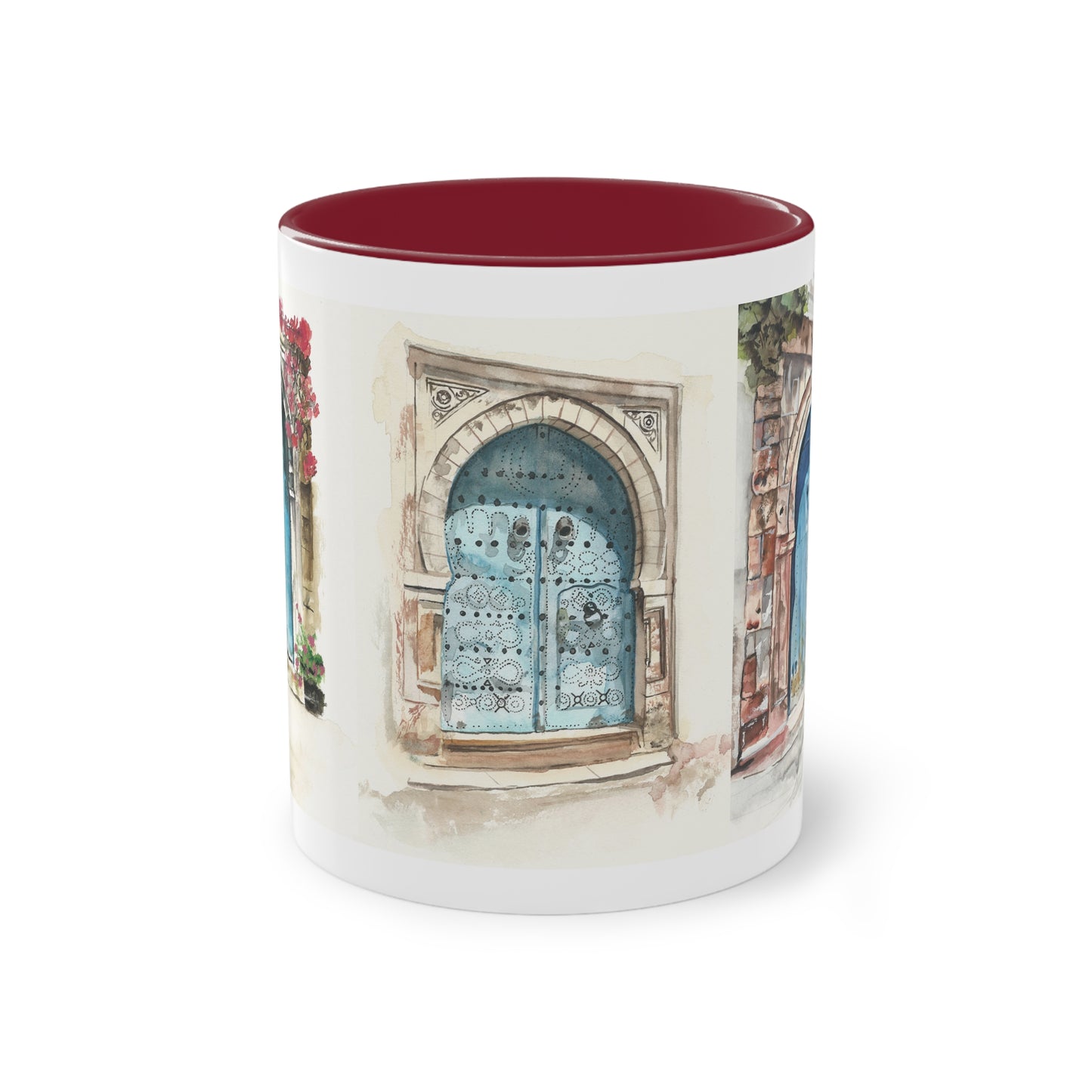 Two-Tone Coffee Mug, Tunis doors