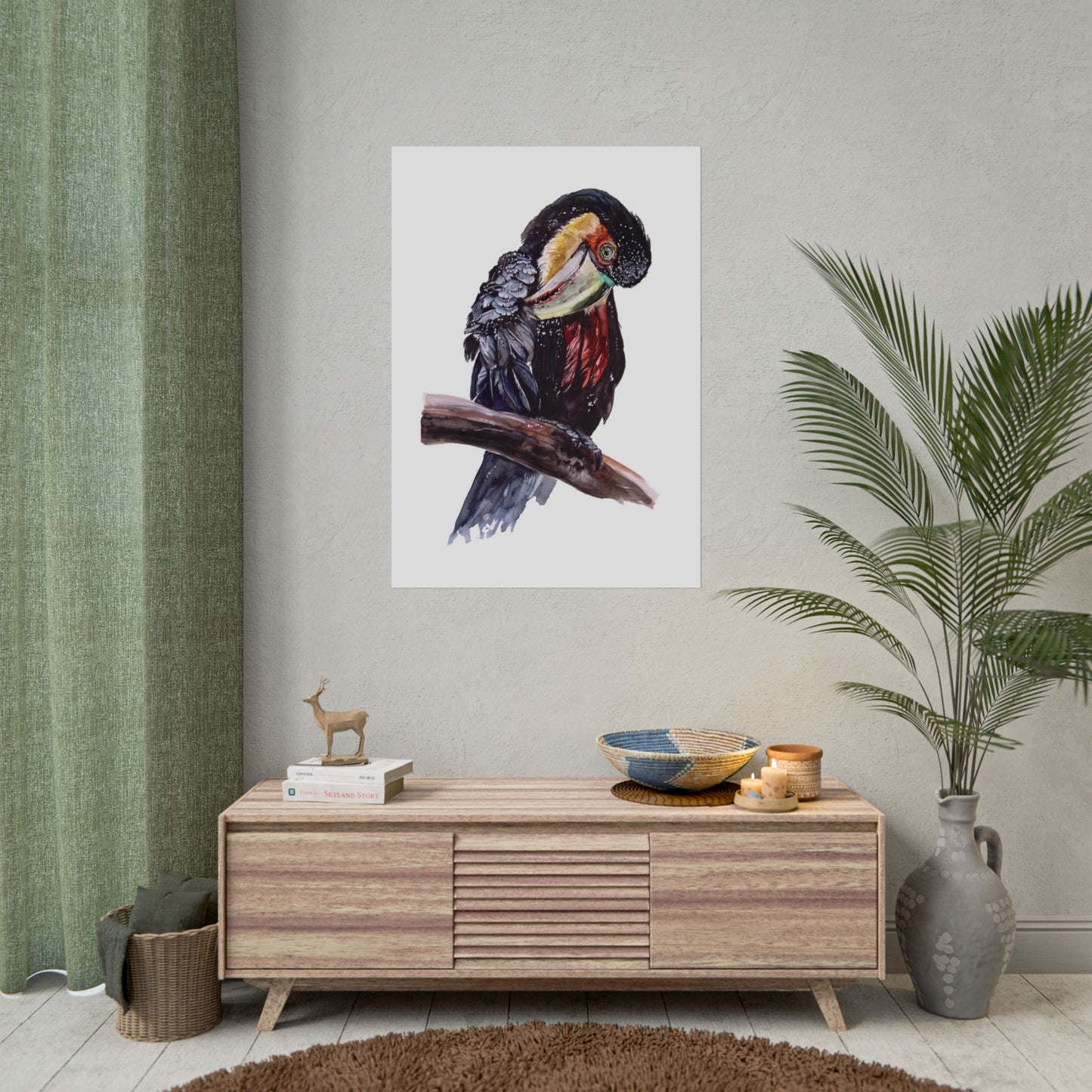 Rolled Posters Red-breasted toucan