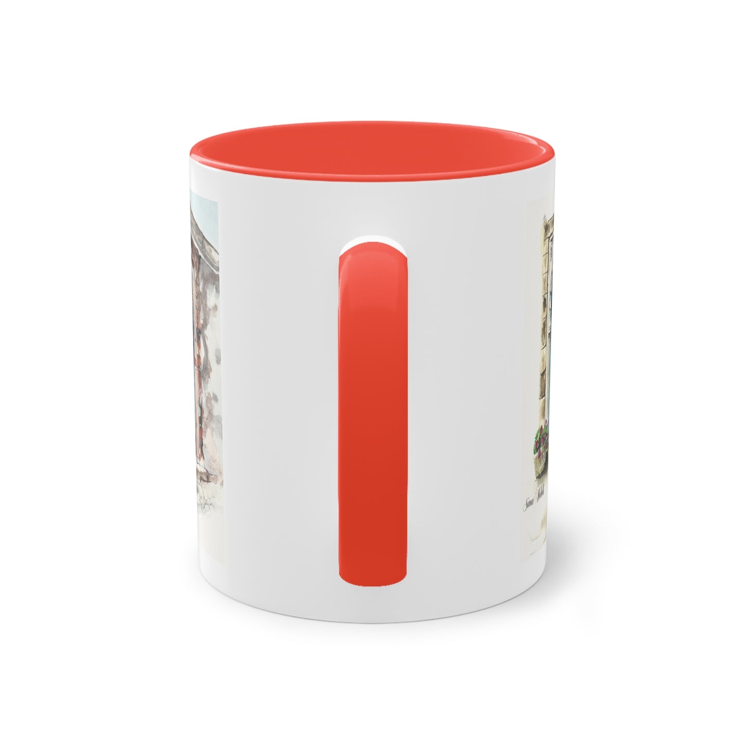 Two-Tone Coffee Mug, Tunis doors