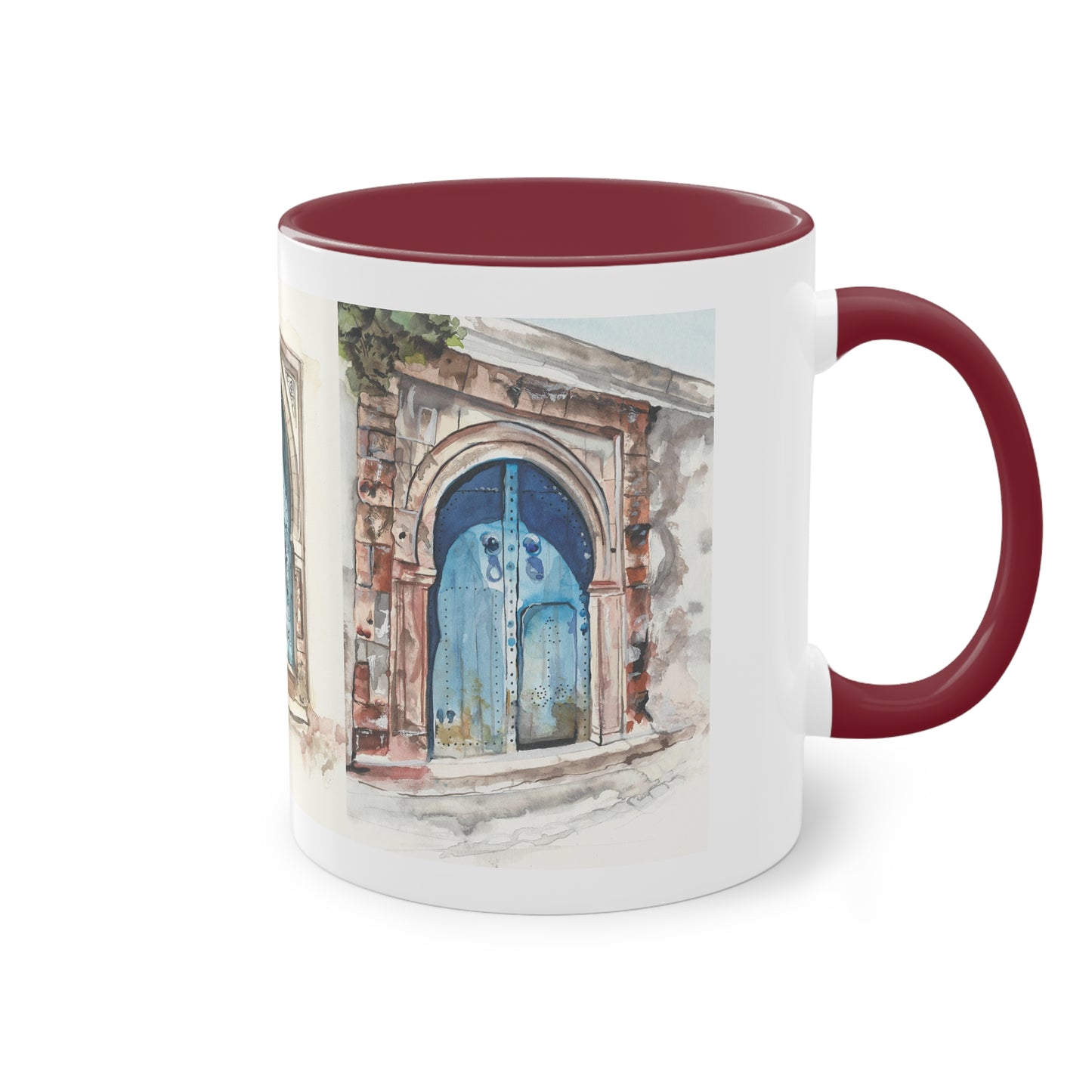 Two-Tone Coffee Mug, Tunis doors