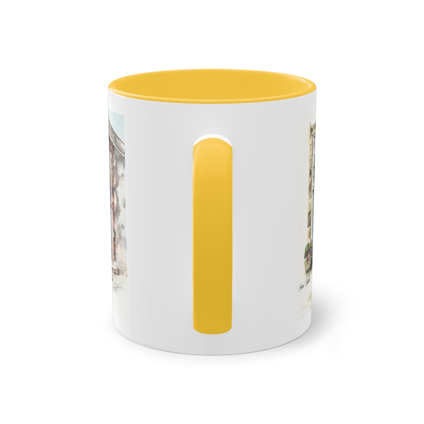 Two-Tone Coffee Mug, Tunis doors